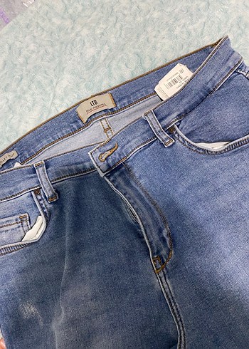 32 Beden mavi Renk Kadın Denim Pantolon