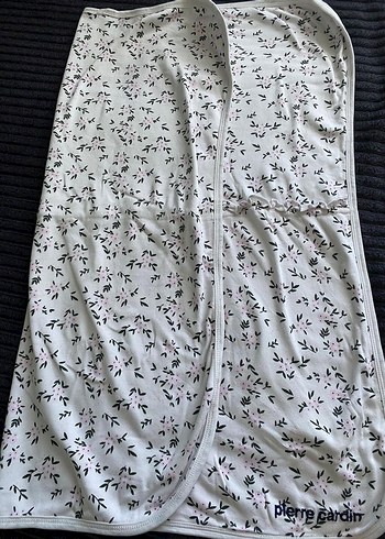 Baskılı Beyaz Gri Çocuk Kundak - Görsel 2