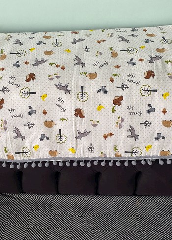 Gri Desenli Çocuk Pike - Görsel 2