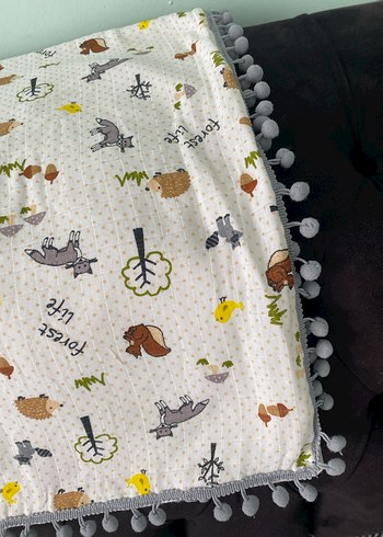 Gri Desenli Çocuk Pike - Görsel 4