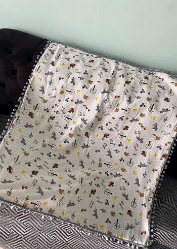 Gri Desenli Çocuk Pike - Görsel 3