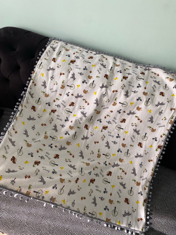 Gri Desenli Çocuk Pike - Görsel 3