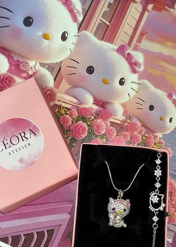 Accessorize Hello Kitty Kolye ve Bileklik Seti