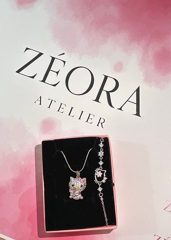 Beden Hello Kitty Kolye ve Bileklik Seti