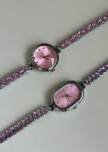 Beden çeşitli Renk Aurora Pink Saat