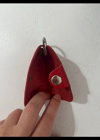 Diğer Fermuarlı Kırmızı Kadın Anahtarlık