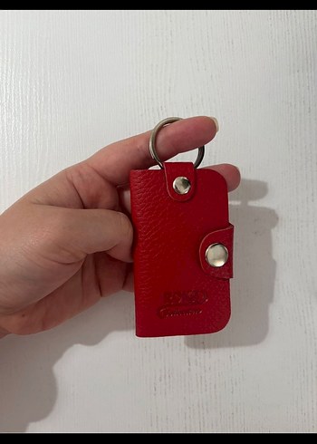 Fermuarlı Kırmızı Kadın Anahtarlık