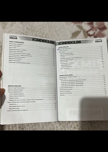 KPSS 2025 Eğitim Bilimleri Çıkmış Sorular Kitabı