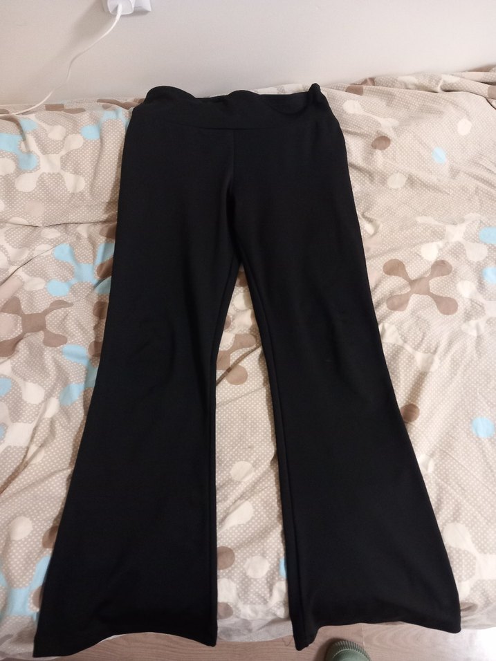 Siyah Esnek ispanyol tayt - Görsel 2