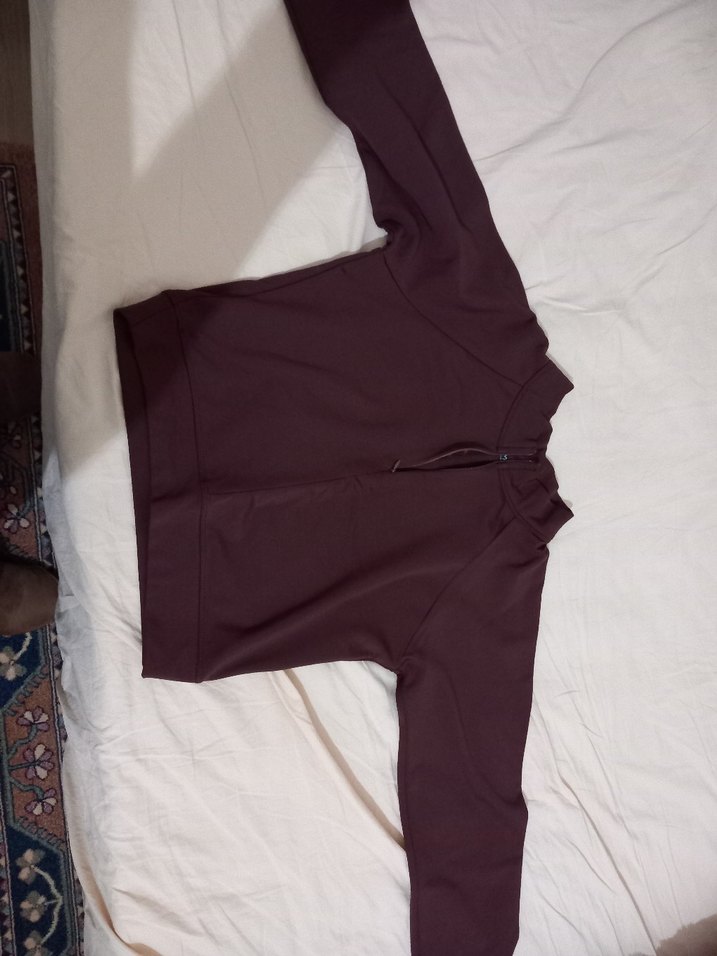 Kahverengi Kadın bluz - Görsel 4