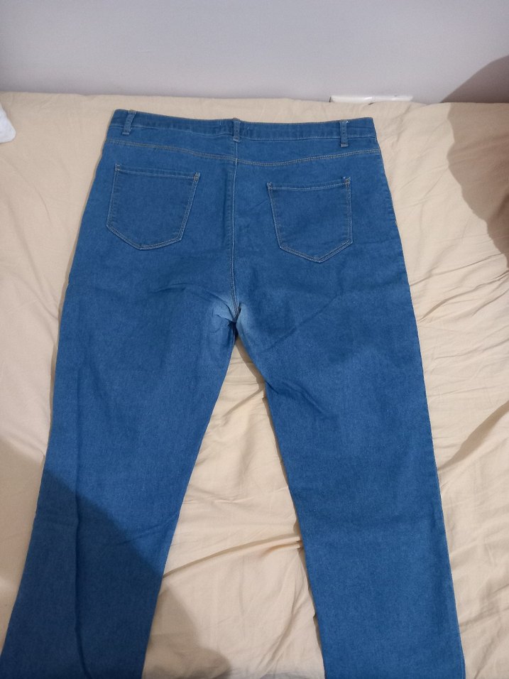 Kadın Mavi Normal Boy Denim Jean - Görsel 3