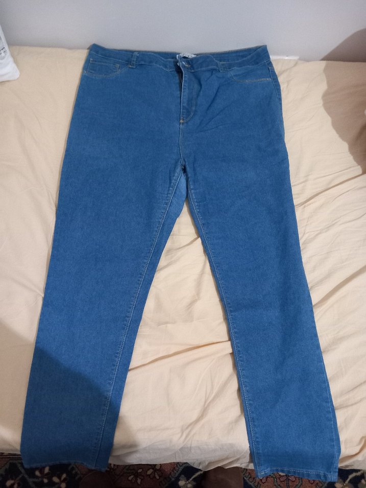Kadın Mavi Normal Boy Denim Jean - Görsel 2