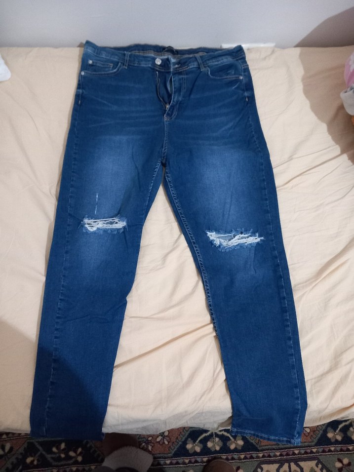 Mavi Kadın Normal Boy Kot Pantolon - Görsel 2