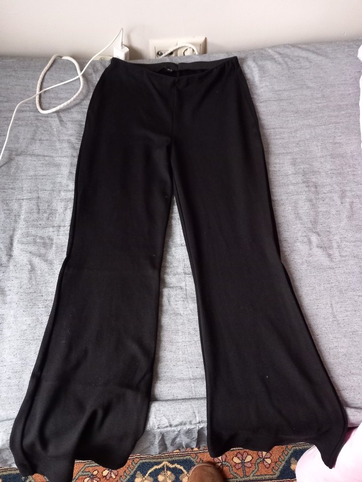 Gri Kadın Rahat Kesim Pantolon - Görsel 2