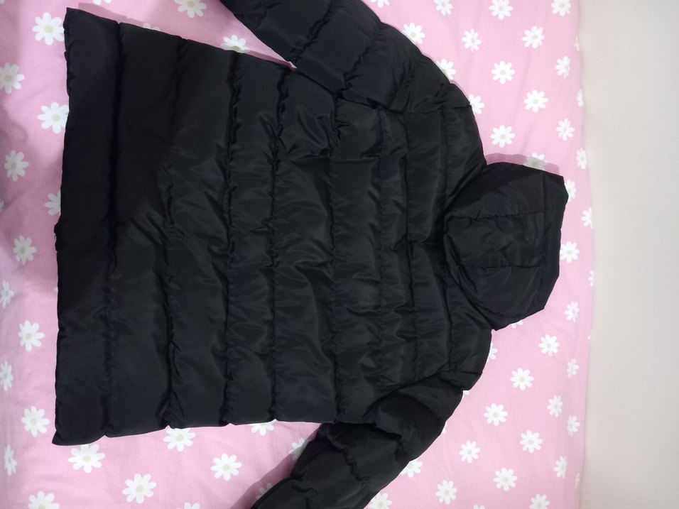 Siyah Fermuarlı Kadın Midi Kışlık Ceket - Görsel 2