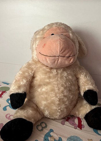 Bej Peluş Oyuncak Koyun