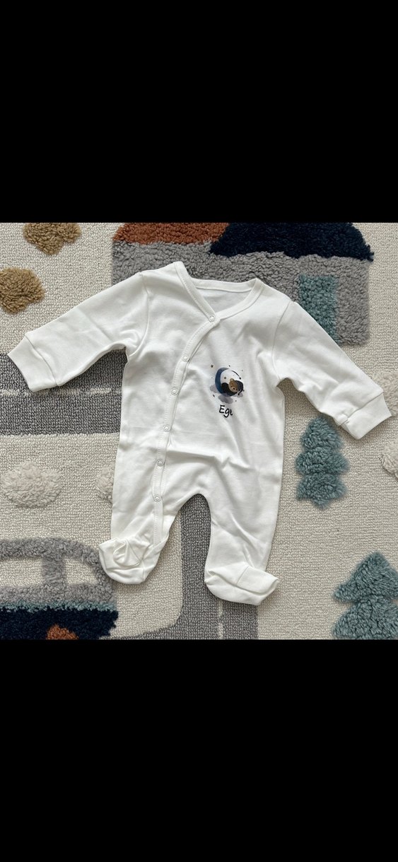 Ege isimli Bebek Hastane Çıkışı Seti - Görsel 4