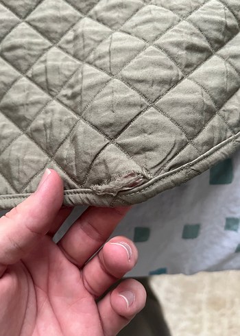 xl Beden kahverengi Renk Lc Waikiki Kadın Yeşil Kapitone Ceket