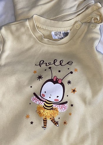 HelloBaby Kız Bebek Pastel Renk Kıyafet Seti