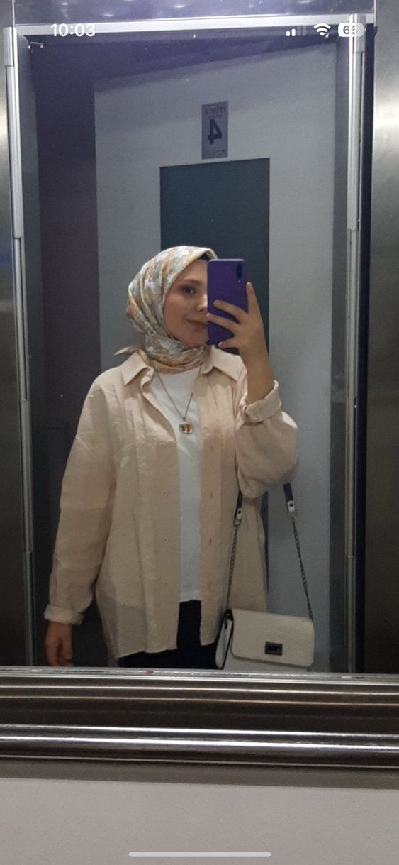 Somon rengi gömlek - Görsel 2