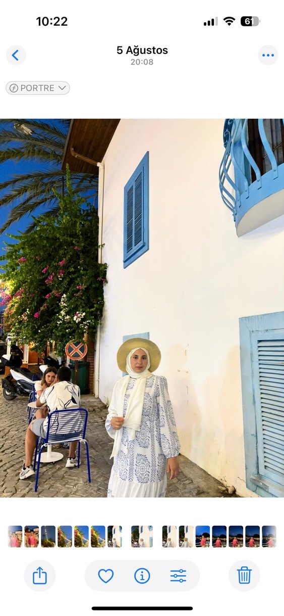 Uzun Kollu tesettür elbise tesettür abiye - Görsel 2