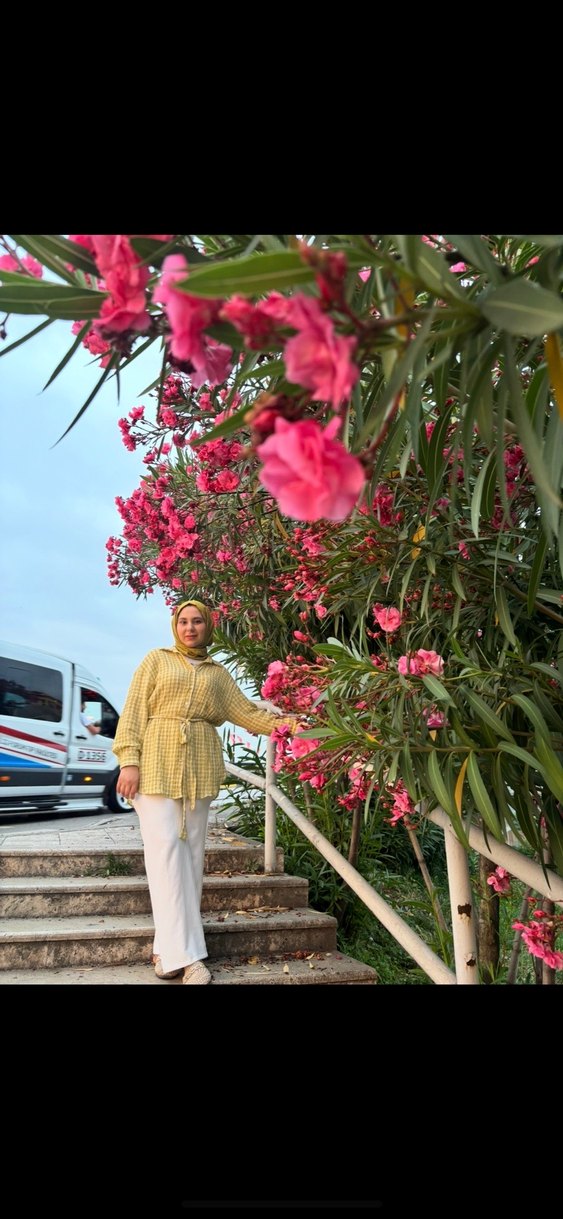 Yağ yeşili Bağlamalı Uzun Kollu Kadın Tunik - Görsel 2