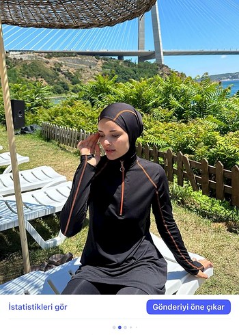Diğer Sporcu tesettür yüzücü mayo