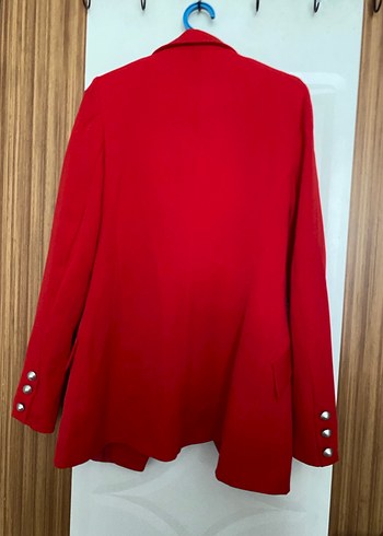 Addax Kırmızı Düğmeli Kadın Blazer Ceket