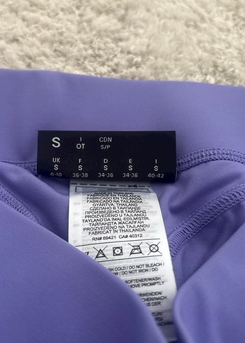 s Beden mor Renk Reebok Pastel Mor Kadın Spor Taytı