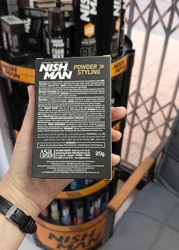 Nish Man Matlaştırıcı Hacim Veren Saç Pudrası - Görsel 2