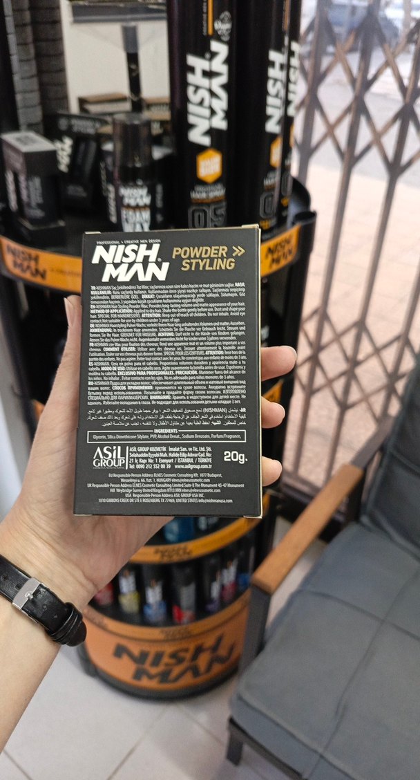 Nish Man Matlaştırıcı Hacim Veren Saç Pudrası - Görsel 2