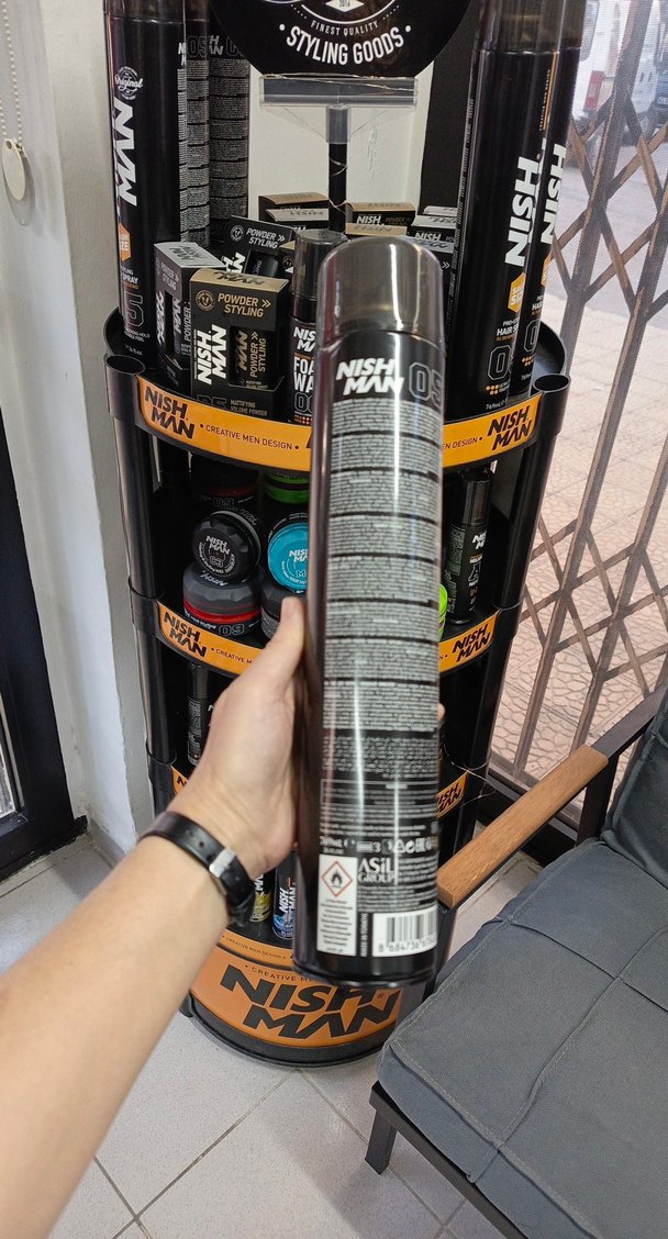 NISH MAN Profesyonel Saç Spreyi 769 ml - Görsel 2