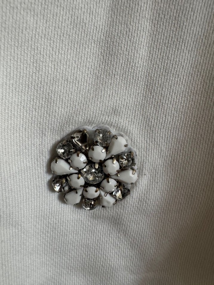 Zara Taşlı Sweatshirt - Görsel 4