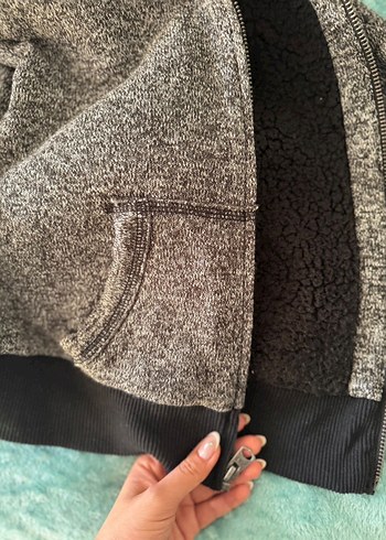 Abercrombie içi yünlü hırka - Görsel 4
