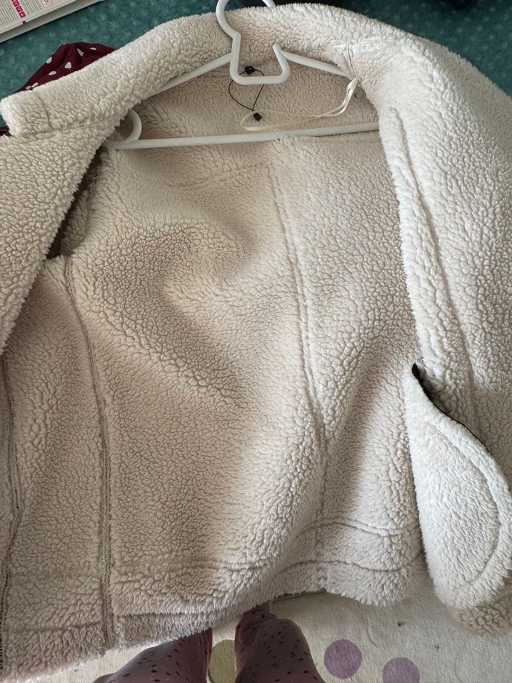 Siyah Kürklü Deri Kadın Biker Ceket - Görsel 4