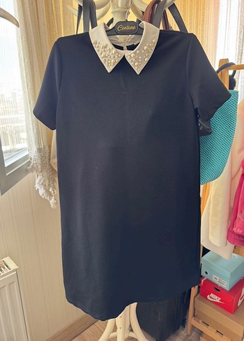 Zara İnci İşlemeli Elbise - Görsel 2