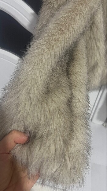 xs Beden camel Renk H&m kabarık tüylü ceket
