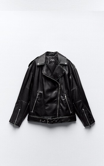 Zara Zara biker deri ceket