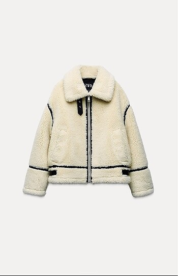 Zara peluş mont