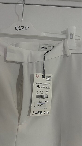 xl Beden Zara straight fit pantolon