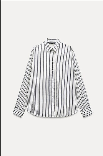 Zara parıltılı iplikli gömlek