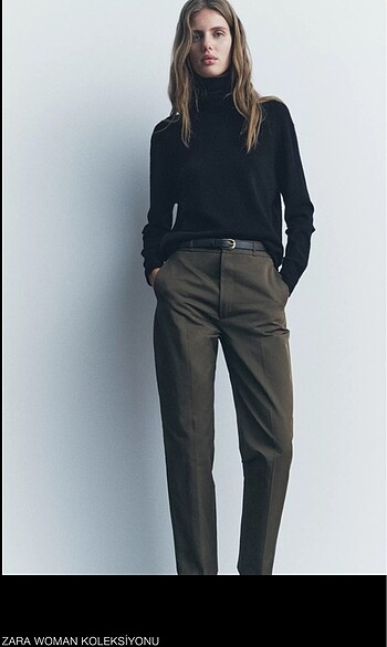 xs Beden Zara kemerli pantolon