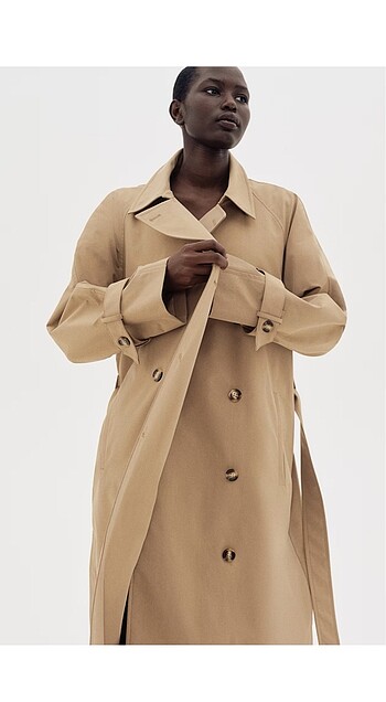 l Beden camel Renk H&m trençkot