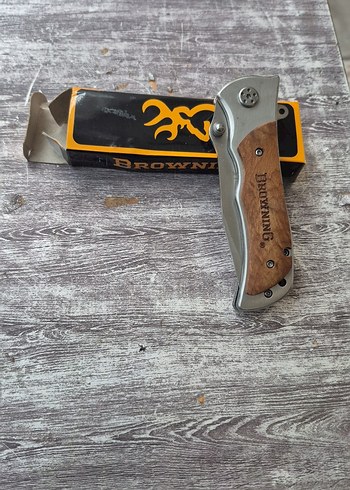 Beden 20 cm Browning Katlanır Bıçak Ahşap Saplı