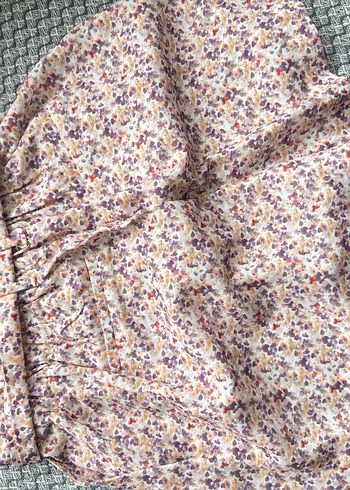 Zara Çiçek Desenli şort etek