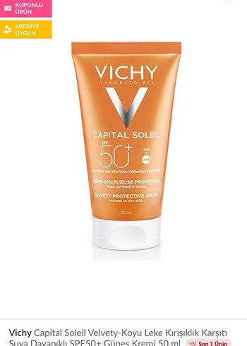 Vichy Capital Soleil SPF 50+ Koruyucu Güneş Kremi - Görsel 2