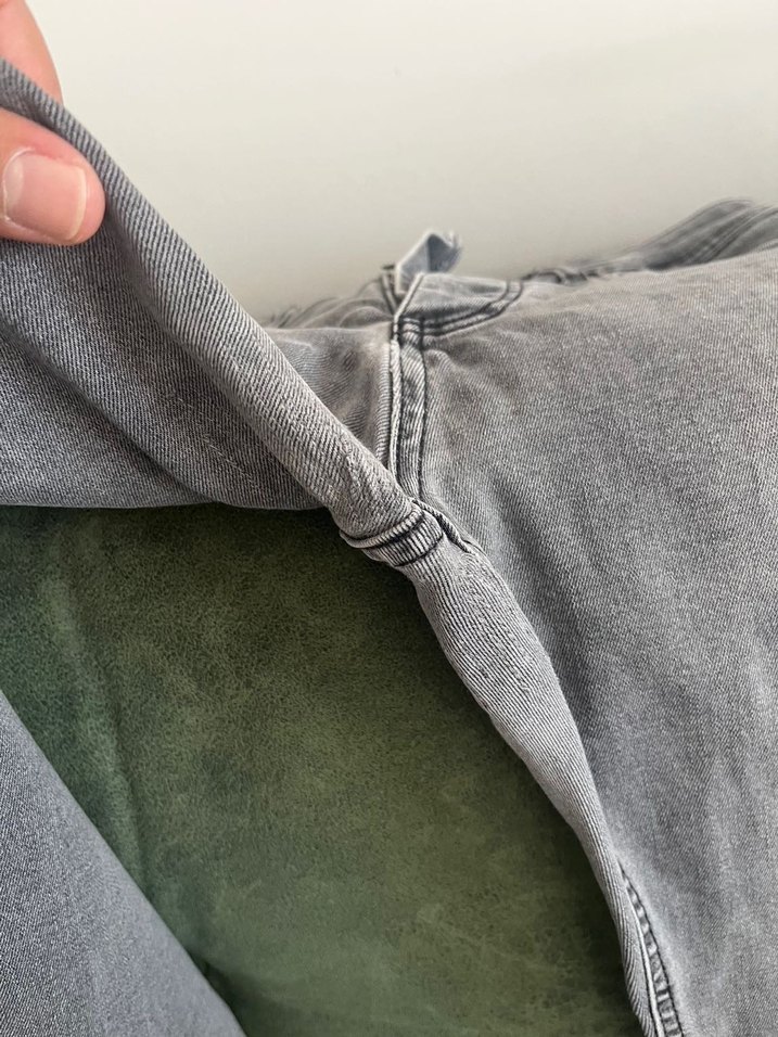 Gri Denim Kot Pantolon - Görsel 3