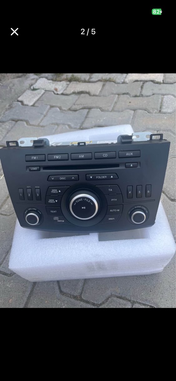 Siyah Araç Müzik Sistemi BHB Modeli mazda3 2012 bl kasa - Görsel 2