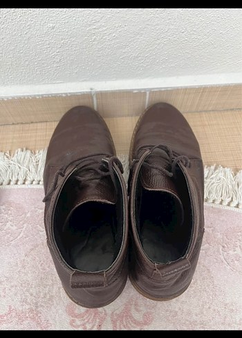 Kahverengi Deri Erkek Bot 42 numara erkek ipli kahve bot - Görsel 5