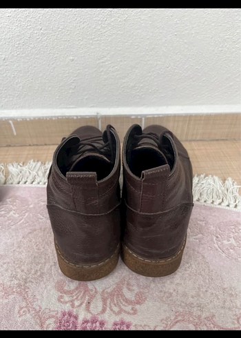 Kahverengi Deri Erkek Bot 42 numara erkek ipli kahve bot - Görsel 4